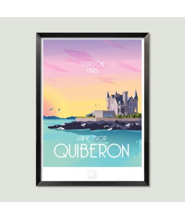 Affiche Quiberon - vintage decoration 