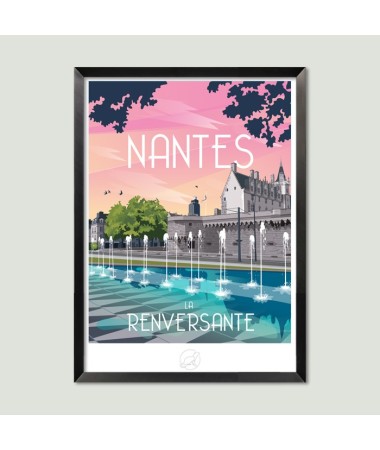 Affiche Nantes Renversantes - vintage decoration 
