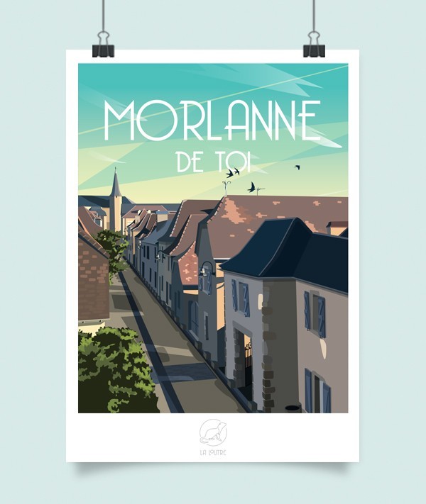 Affiche Morlanne - vintage decoration 