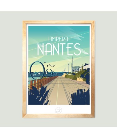 Affiche Imperti'Nantes - vintage decoration 