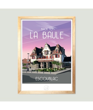 Affiche La Baule - vintage decoration 