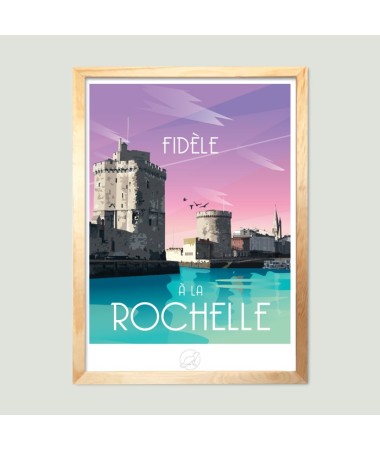 Affiche La Rochelle - vintage decoration 
