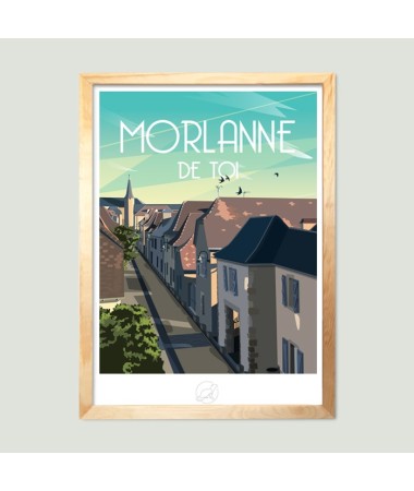 Affiche Morlanne - vintage decoration 