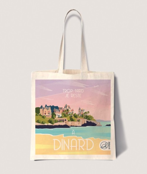 Tote Bag Dinard - vintage decoration 