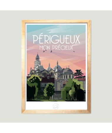Affiche Perigueux - vintage decoration 