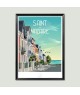 Affiche Saint-Nazaire vintage