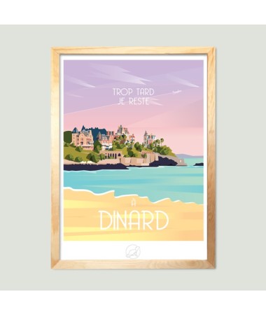 Affiche Dinard vintage