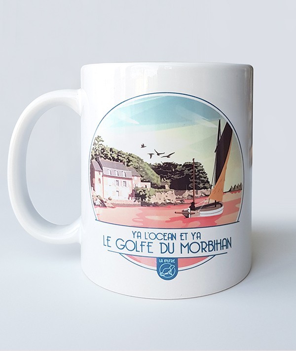 Mug Golfe du Morbihan - vintage decoration 