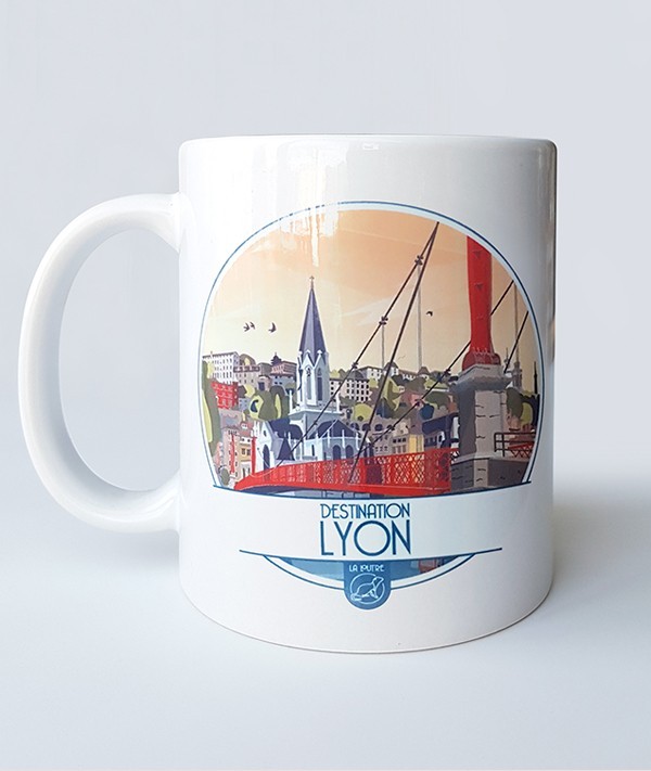 Mug Lyon - vintage decoration 