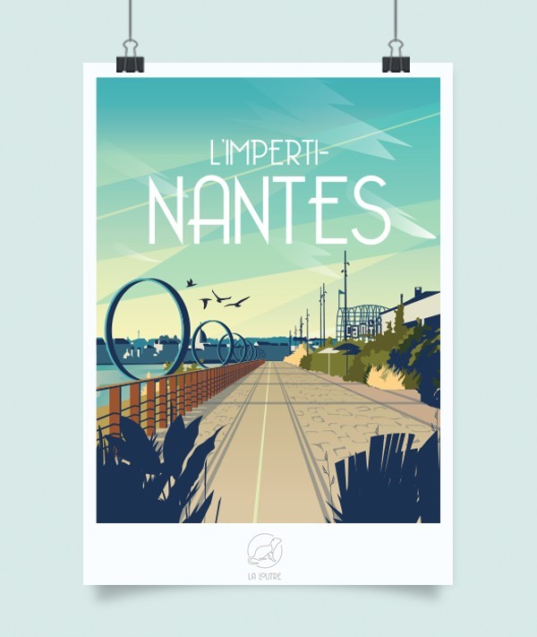 Affiche Imperti'Nantes vintage