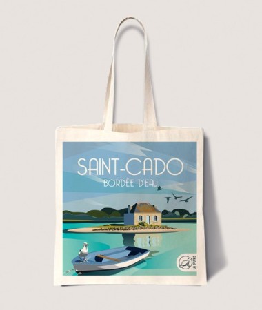 Tote Bag Saint Cado - Etel - vintage decoration 