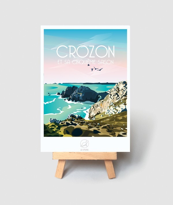 Carte Crozon - vintage decoration 