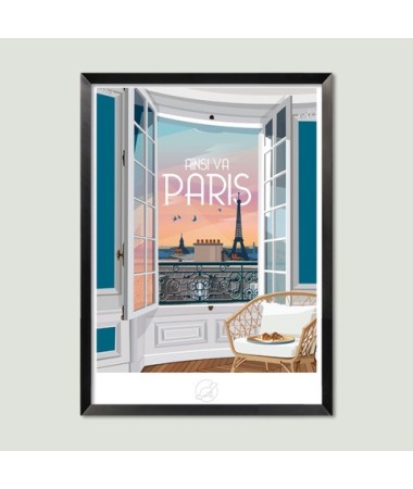 Affiche Paris - vintage decoration 