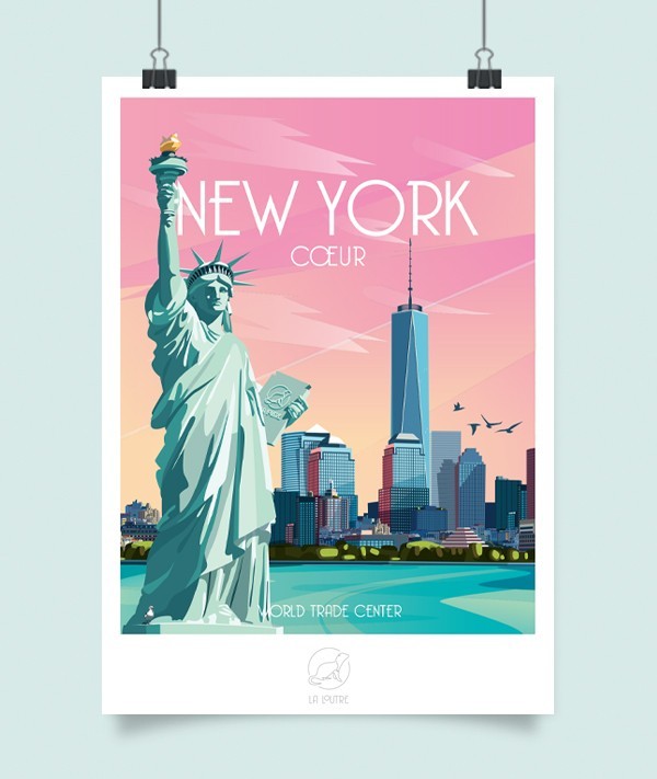 New York Vintage City Poster