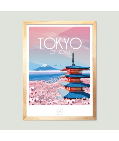 Affiche Tokyo - vintage decoration 
