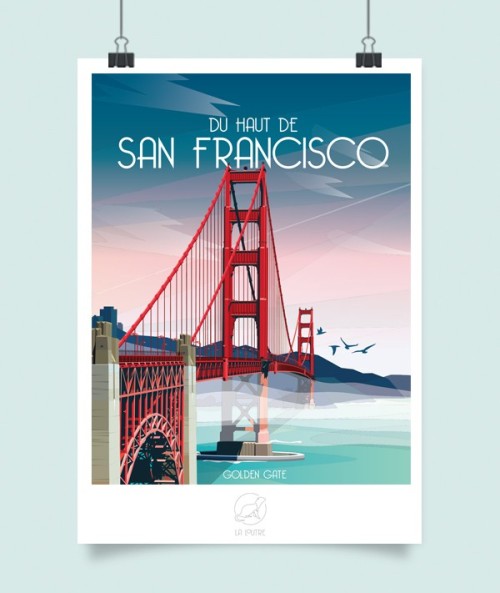 Affiche San Francisco - vintage decoration 