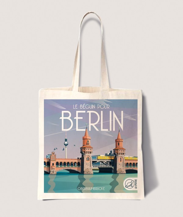 Tote Bag Berlin - vintage decoration 