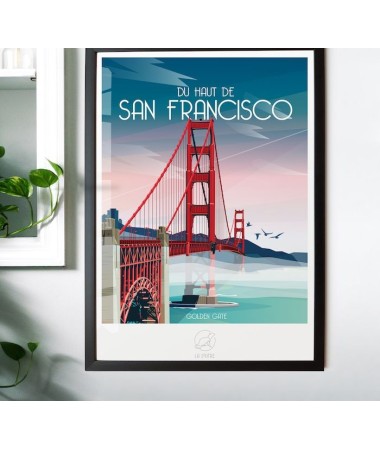 Affiche San Francisco - vintage decoration 