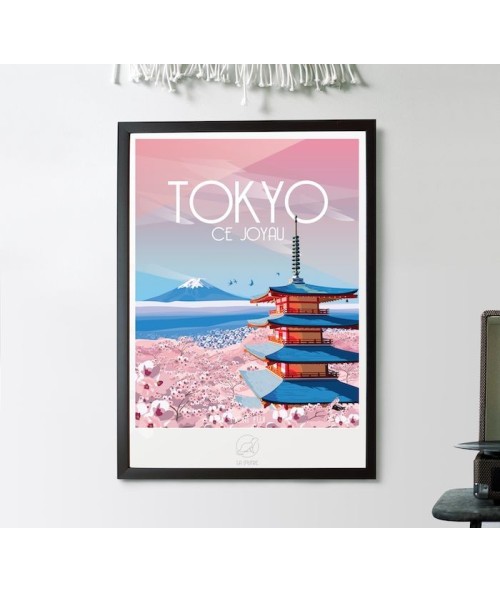 Affiche Tokyo - vintage decoration 