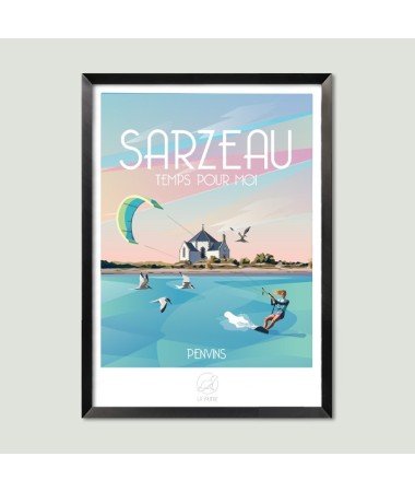 Affiche Sarzeau - vintage decoration 