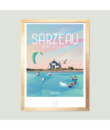 Affiche Sarzeau - vintage decoration 