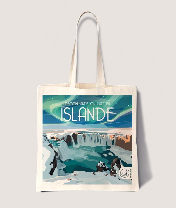 Tote Bag Islande - vintage decoration 