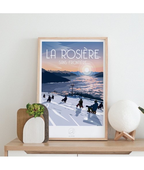 Affiche La Rosière - vintage decoration 