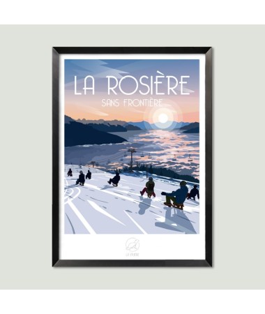 Affiche La Rosière - vintage decoration 