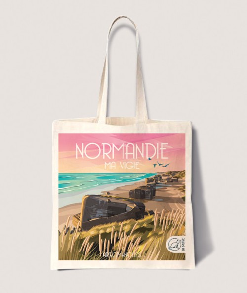 Tote Bag Normandie - vintage decoration 
