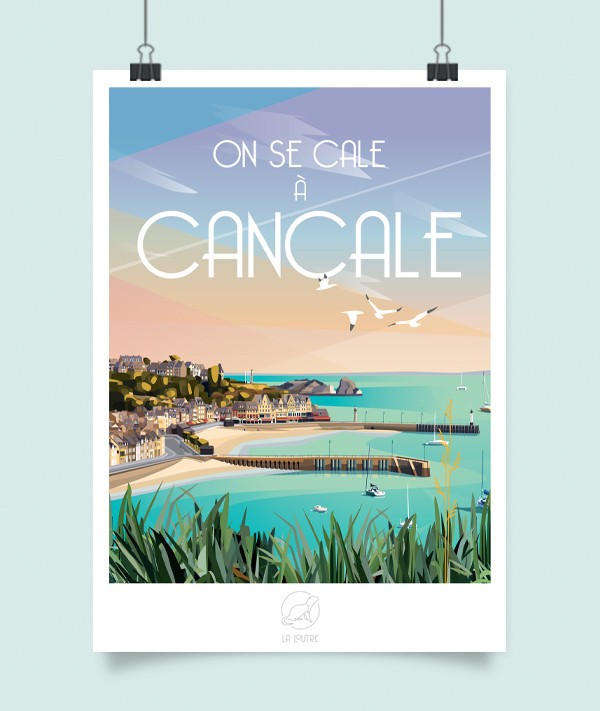 Affiche Cancale - vintage decoration 
