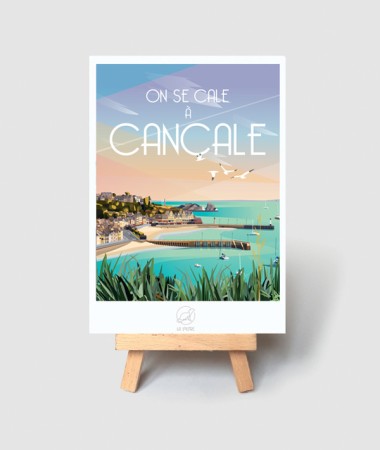 Carte Cancale - vintage decoration 