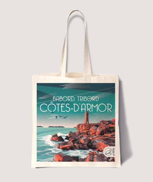 Tote Bag Côtes d'Armor - vintage decoration 