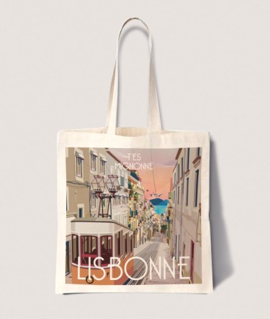 Tote Bag Lisbonne - vintage decoration 