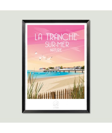 Affiche La Tranche Sur Mer - vintage decoration 