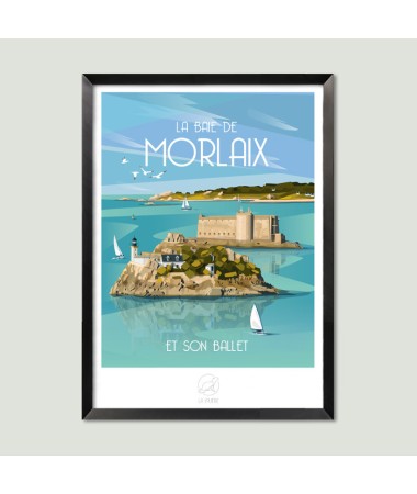 Affiche Baie de Morlaix - vintage decoration 