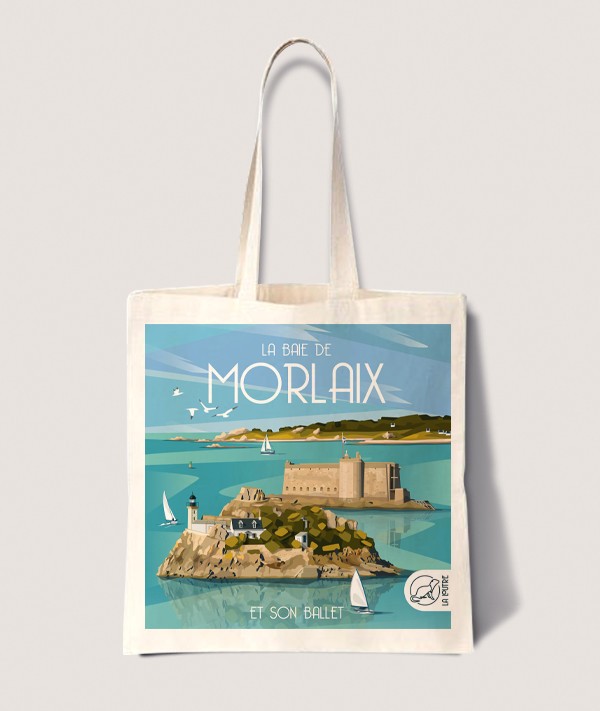 Tote Bag Baie de Morlaix - vintage decoration 