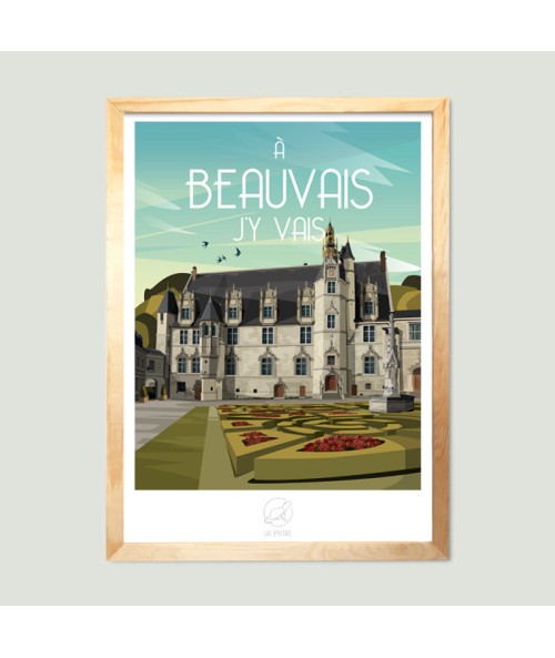 Affiche Beauvais - vintage decoration 