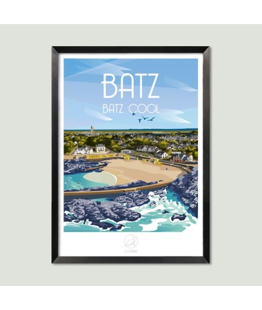 Affiche Batz sur Mer vintage