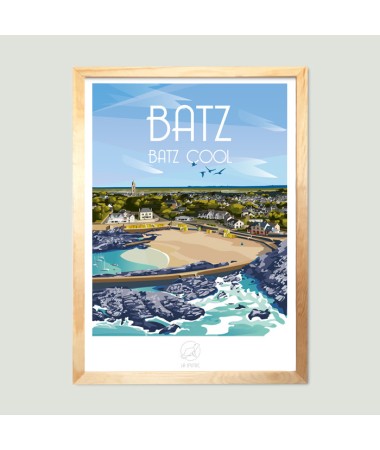 Affiche Batz sur Mer vintage