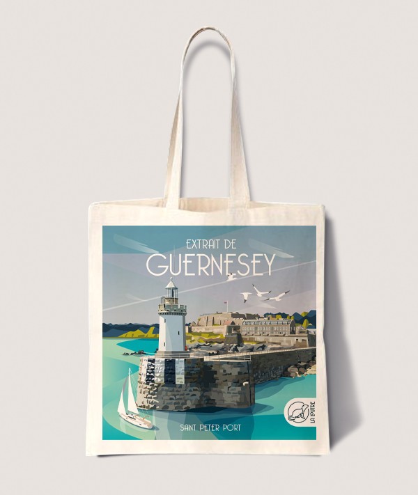 Tote Bag Guernesey - vintage decoration 