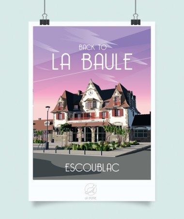 Affiche La Baule - vintage decoration 
