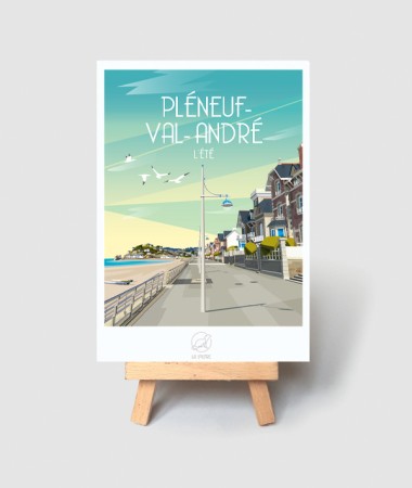 Carte Pléneuf-Val-André vintage
