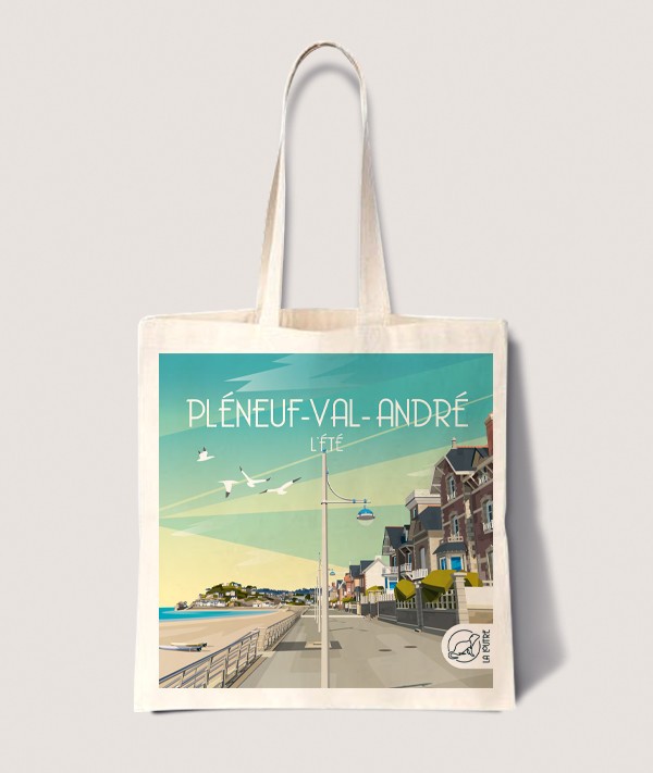 Tote Bag Pléneuf-Val-André - vintage decoration 
