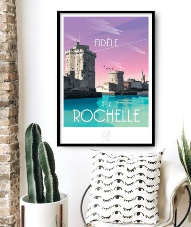 Affiche La Rochelle - vintage decoration 