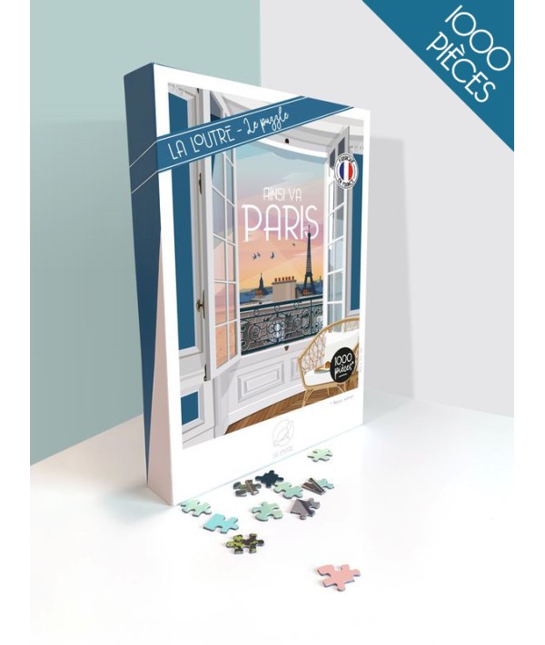 Puzzle Vintage Paris - 1000 pièces - La Loutre