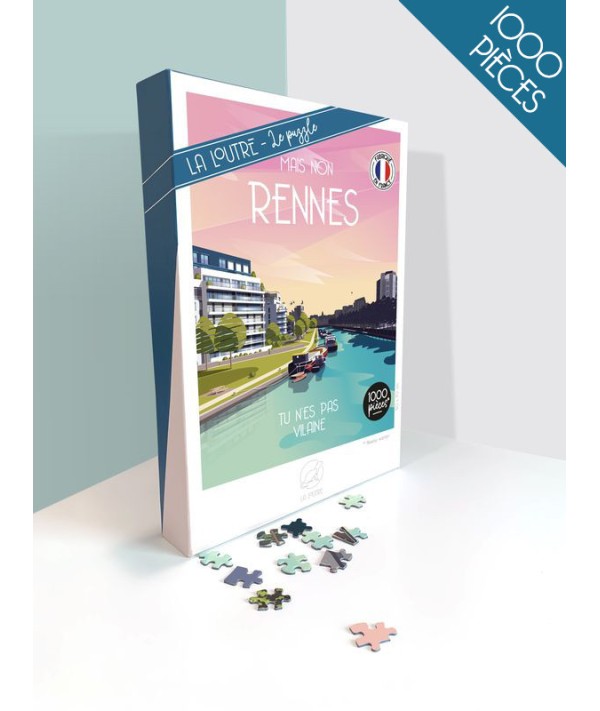 Puzzle Rennes - 1000pcs vintage