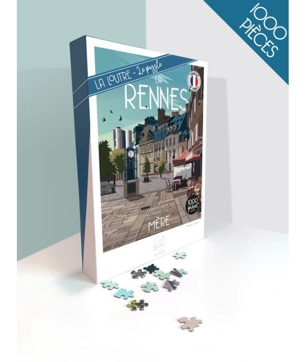 Puzzle Rennes Mère - 1000pcs - vintage decoration 