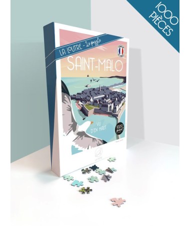Puzzle Saint Malo - 1000pcs vintage