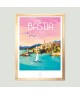 Affiche Bastia vintage