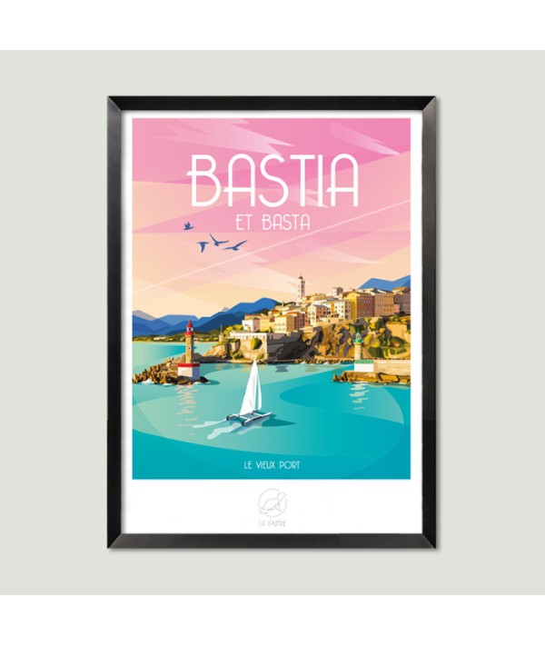 PORTA POSTER AD ASTE IN QUERCIA SCURO 30 cm - The Birth Poster